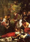 Oost, Jacob van the Younger St. Macaire of Ghent Tending the Plague-Stricken Sweden oil painting artist